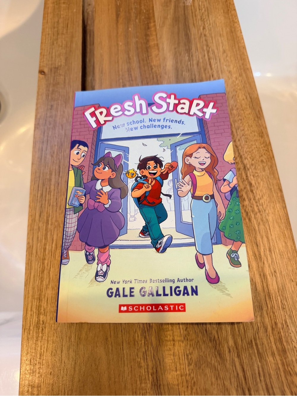 Scholastic Fresh Start Chapter Book - Purple & Blue Cover
